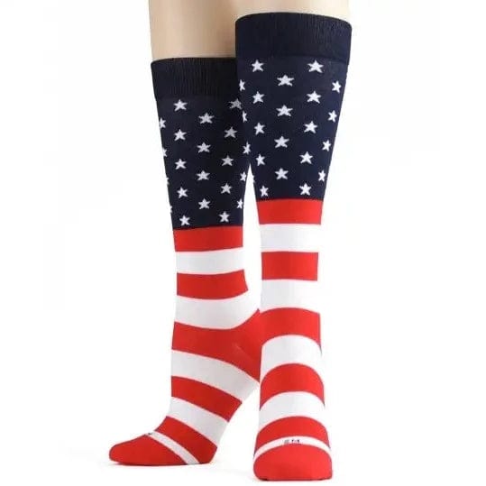 Image of Women's Flag Compression Socks