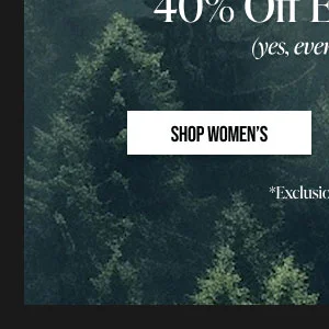 40% off Everything (yes, even denim!) Shop Women's