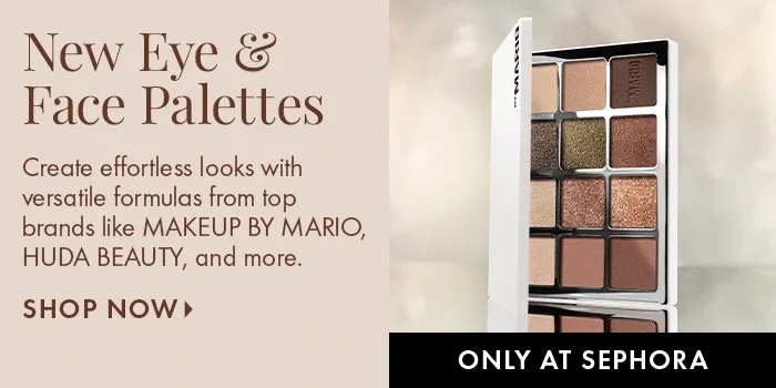 Bottom Banner: New eye and face palettes
