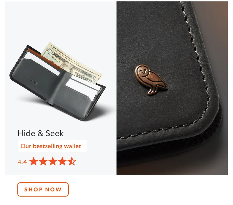 Hide & Seek LO + HI  *Our bestselling wallet 4.4 stars on Amazon