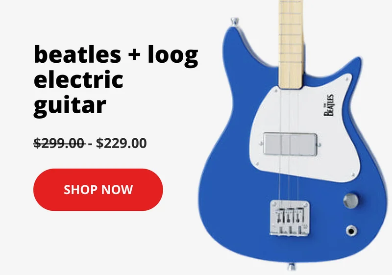 beatles + loog electric guitar