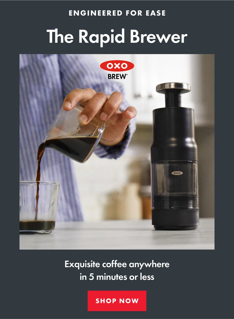 Exquisite coffee anywhere in 5 minutes or less.