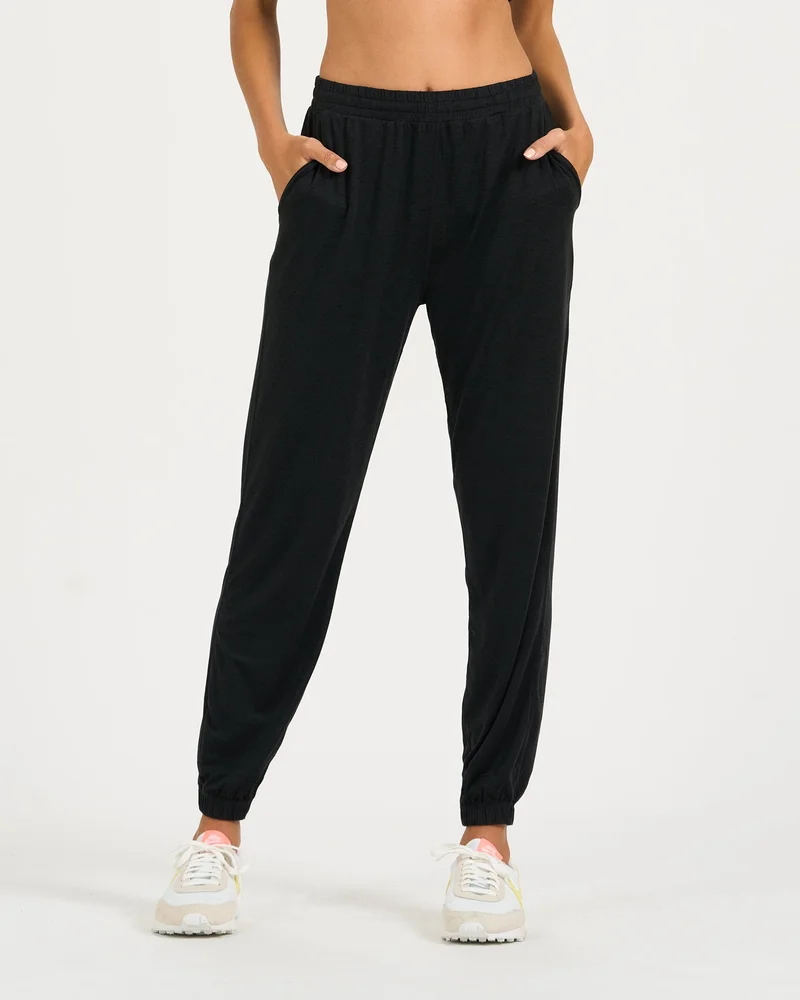 Image of Boyfriend Jogger | Black Heather
