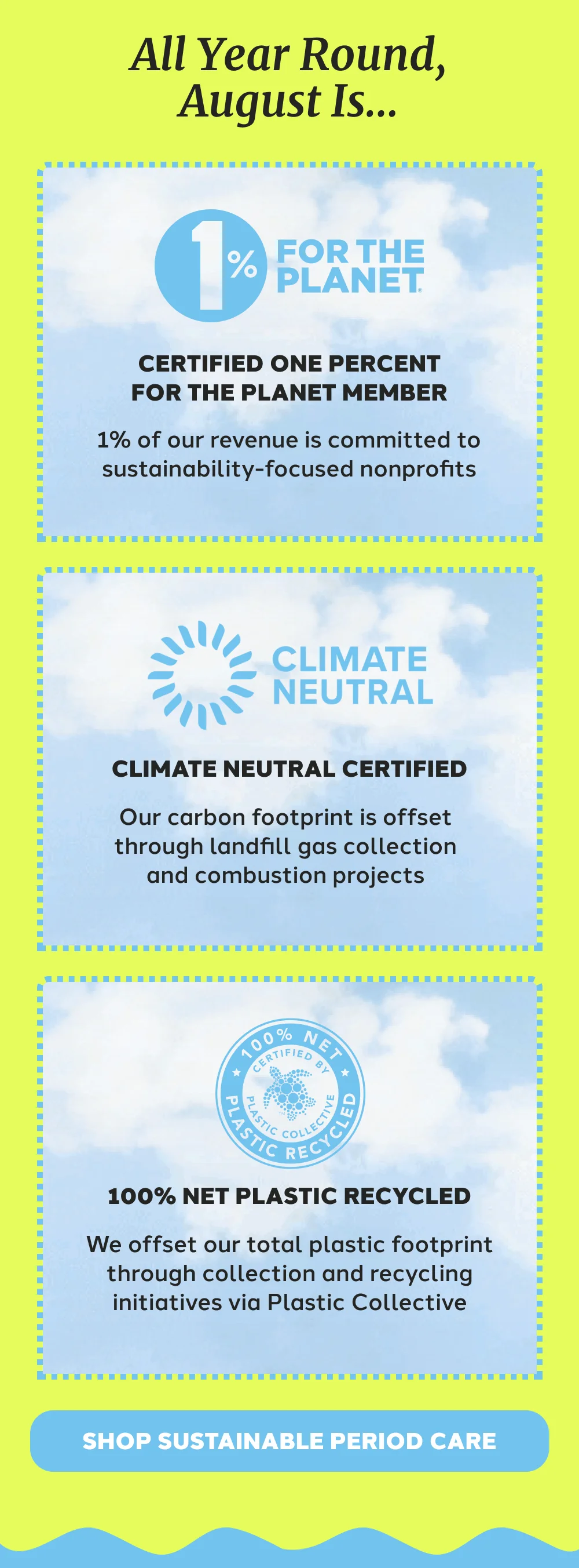 [SHOP SUSTAINABLE PERIOD CARE]