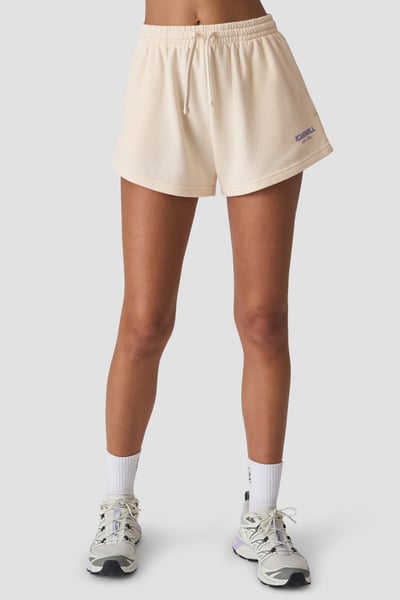 Image of Everyday Terry High Waist Shorts W Cream