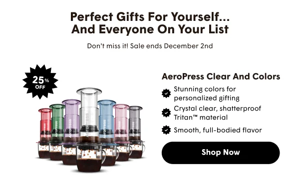 AeroPress Clear and Colors