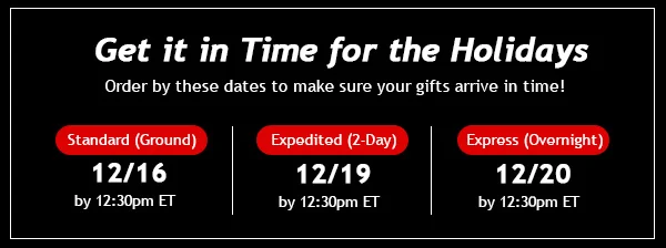 Shipping Deadlines