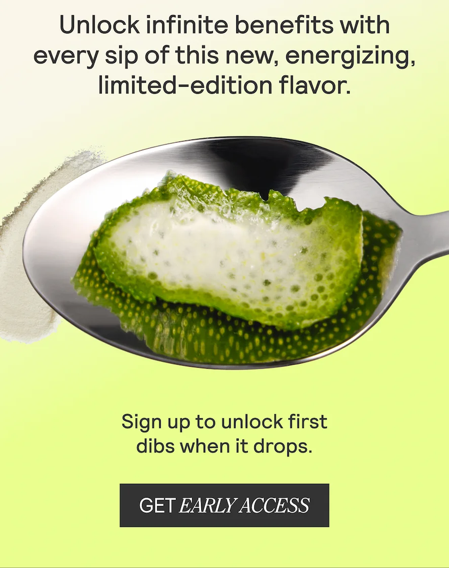 Unlock infinite benefits with every sip of this new, energizing, limited-edition flavor.