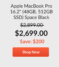 Apple MacBook Pro 16.2inches (48GB, 512GB SSD) Space Black