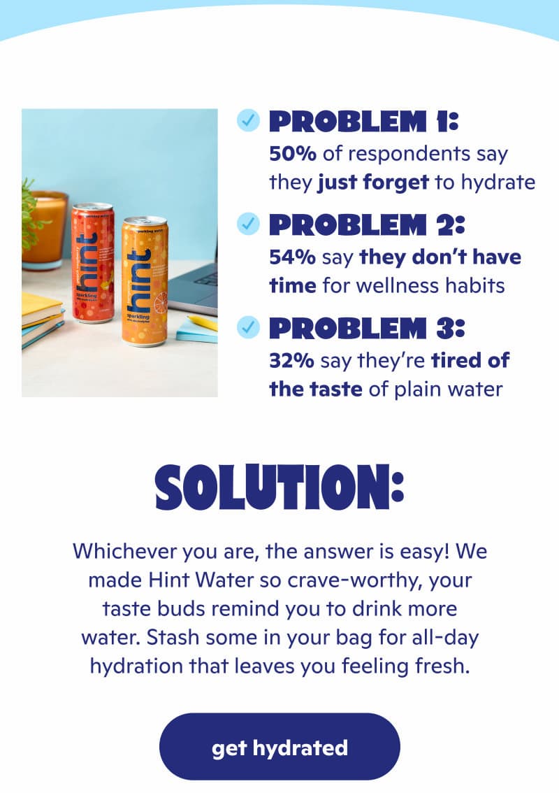get hydrated