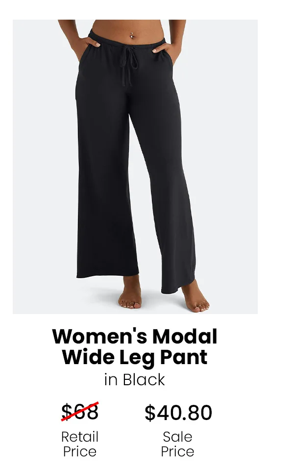 Women's Modal Wide Leg Pant