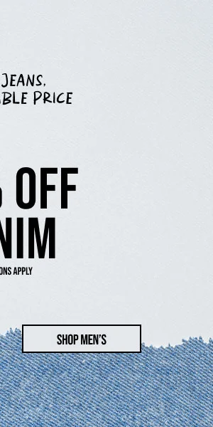 25% off Denim Shop Men's