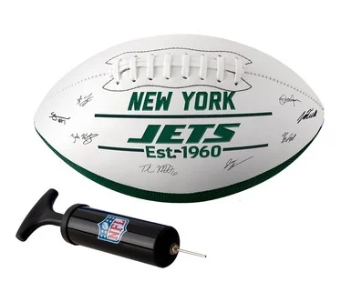 NFL Officially Licensed 2025 Team Roster Signature Ball w/ Stand & Pump