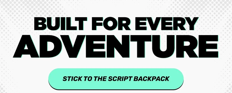 Stick to the Script Backapack