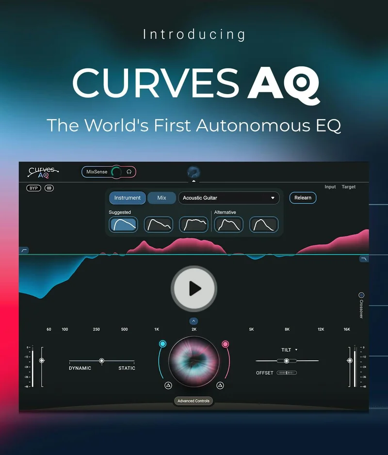 New Plugin! 🤯 Curves AQ - The World’s First Autonomous EQ.