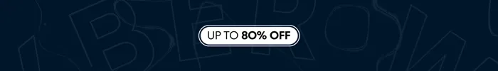 Up to 80% Off