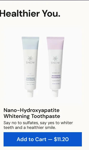Nano-Hydroxyapatite Whitening Toothpaste [ADD TO CART]