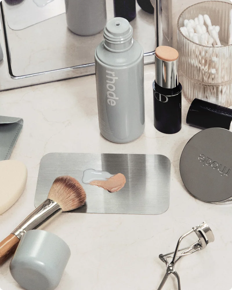 glazing milk - makeup prep step