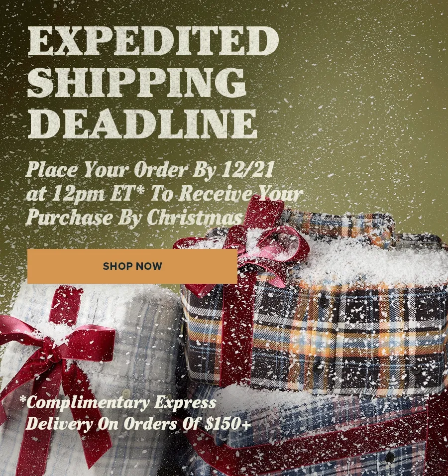 Expedited Shipping Cut Off