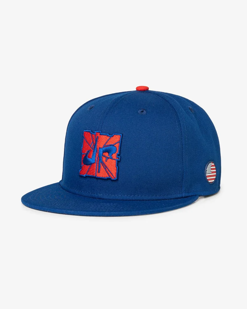 Image of Broken Glass Snapback (Indigo)