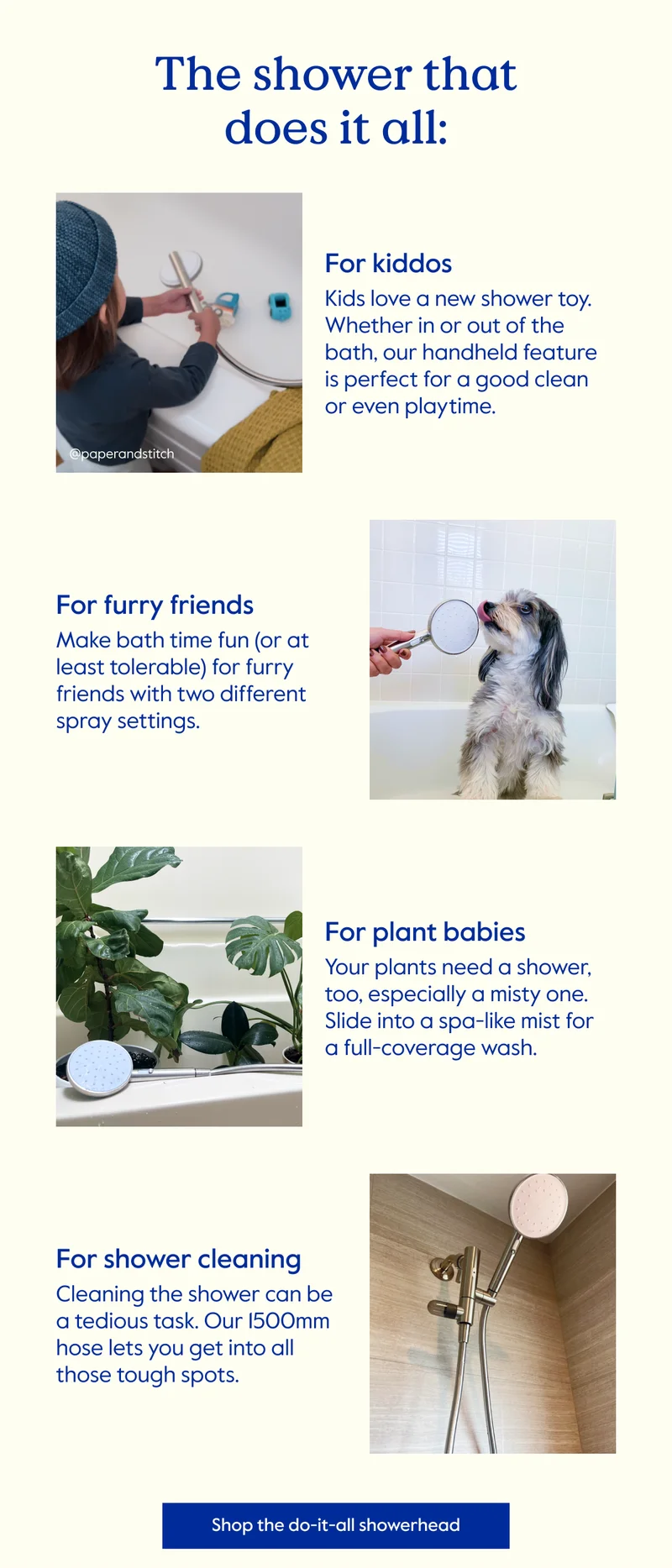 Shop the do-it-all showerhead