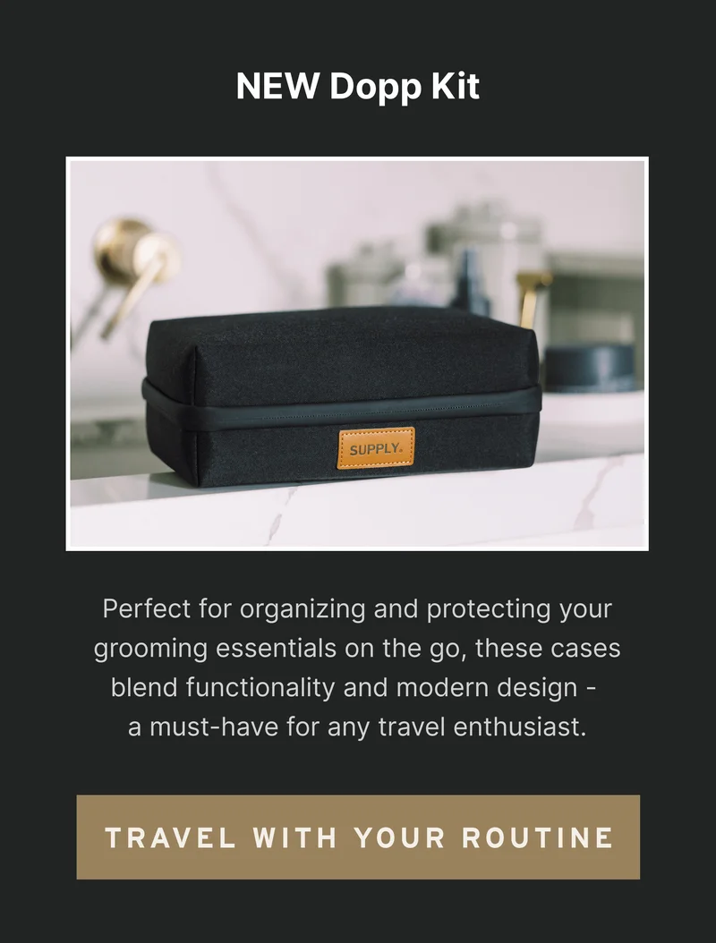 NEW Nylon Cases Perfect for organizing and protecting your grooming essentials on the go, these cases blend functionality and modern design - a must-have for any travel enthusiast. [Travel with Your Routine]