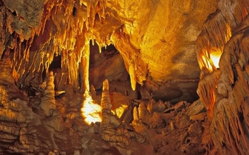 Drapery Room in Mammoth Cave National Park