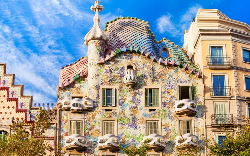 Casa Batlló in Barcelona Spain
