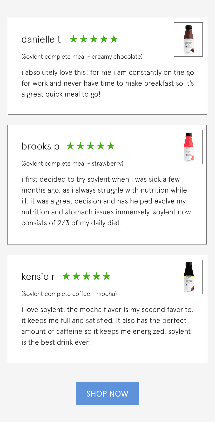5 star reviews
