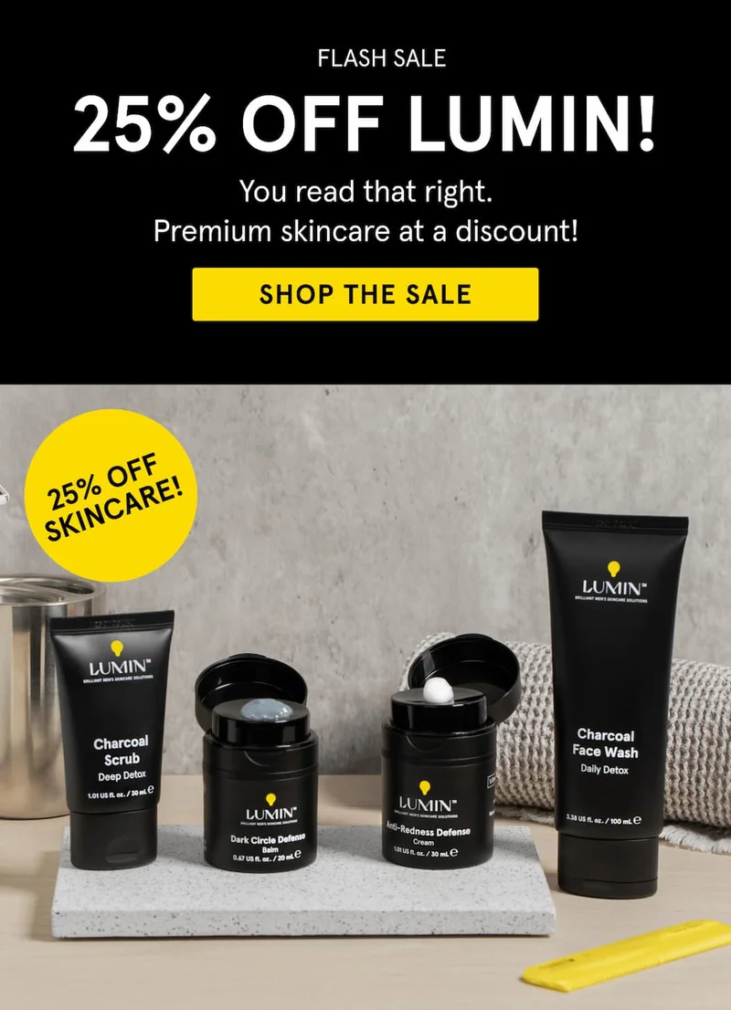 25% OFF LUMIN
