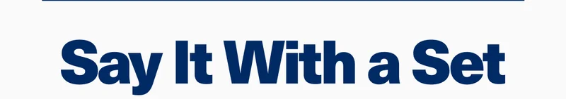 Say it with a set