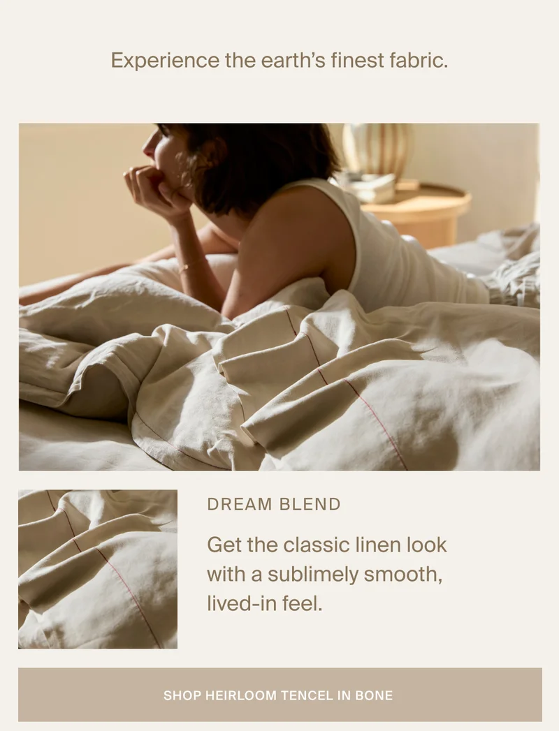 Shop Heirloom TENCEL in Bone