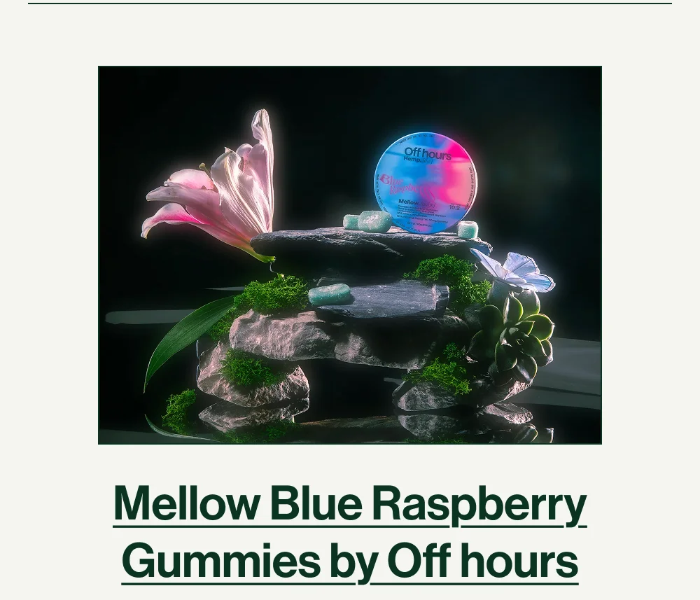 Mellow Blue Raspberry Gummies