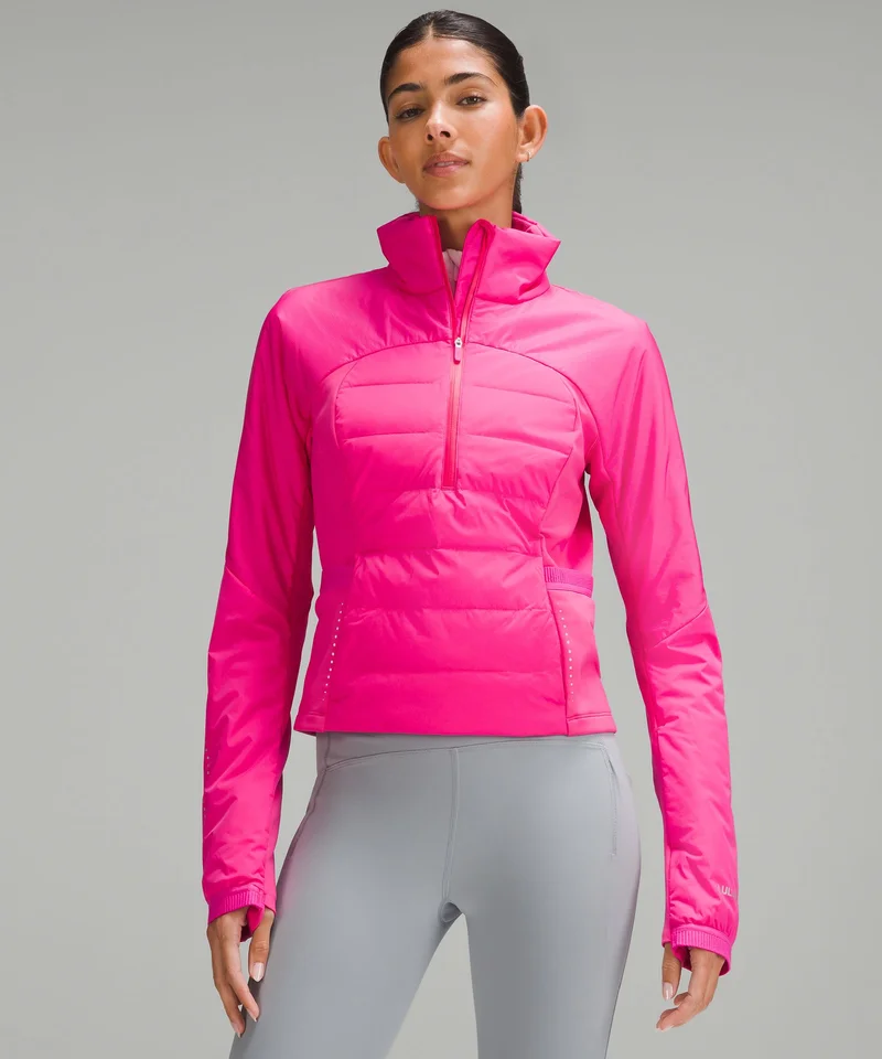Down for It All Half-Zip Pullover, Sonic Pink