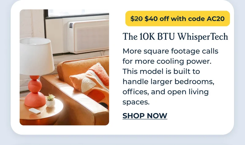 10k BTU WhisperTech