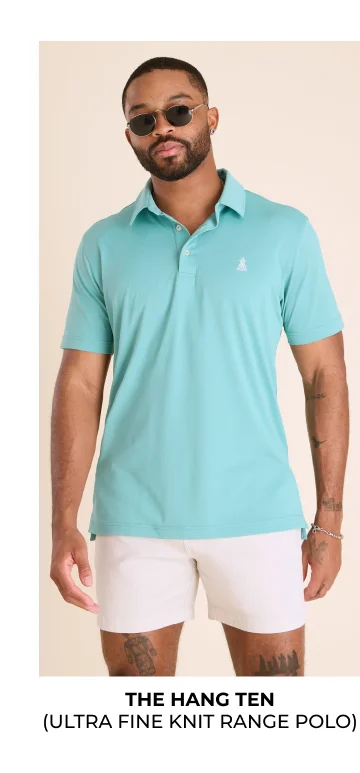 Ultra Fine Knit Range Polo: The Hang Ten