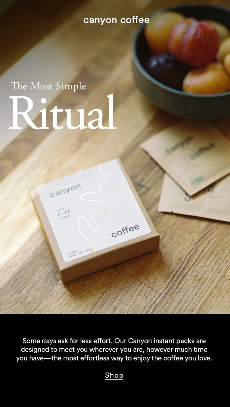 The Most Simple Ritual: Canyon Instant