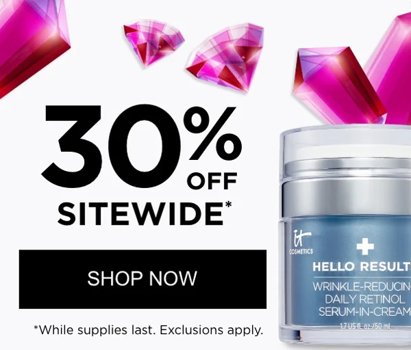 30% OFF SITEWIDE