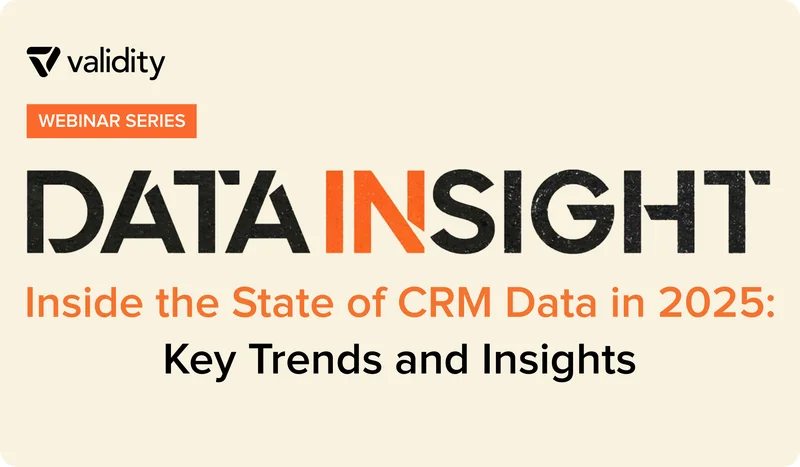 Validity Webinar Series Data Insight