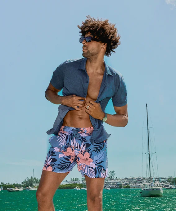 Oh Buoy 2N1 Swim Short 7"