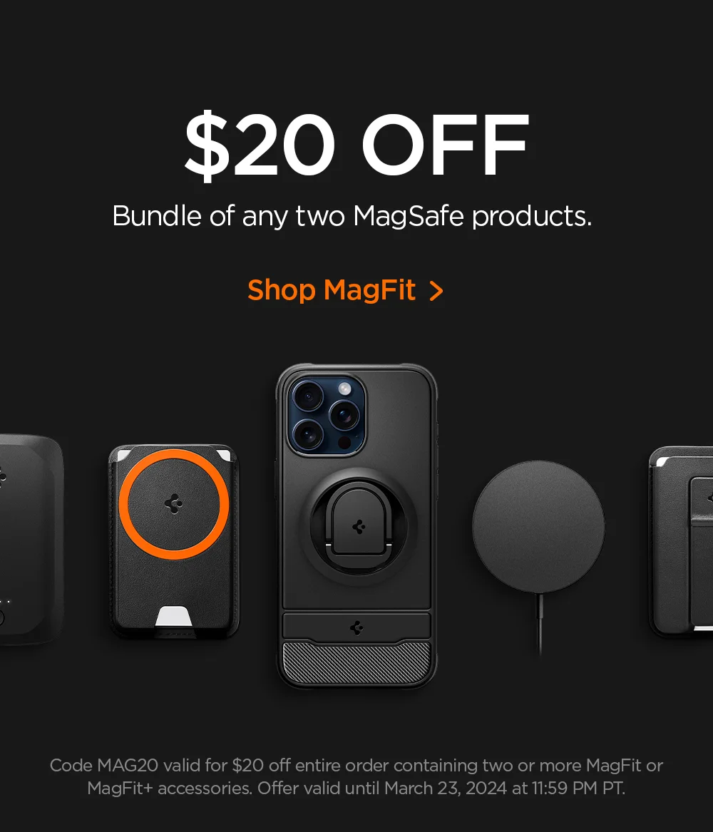 Get $20 off when you bundle any two MagSafe accessories. Shop MagFit now.