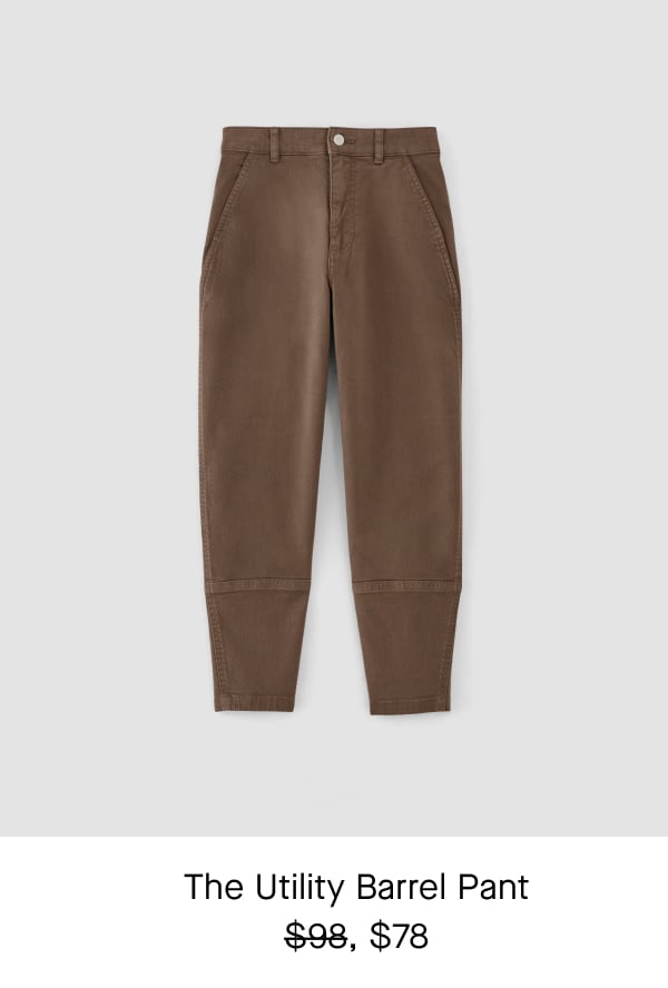 [image]The Utility Barrel Pant