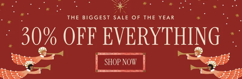 THE BIGGEST SALE OF THE YEAR - 30% OFF EVERYTHING | SHOP NOW