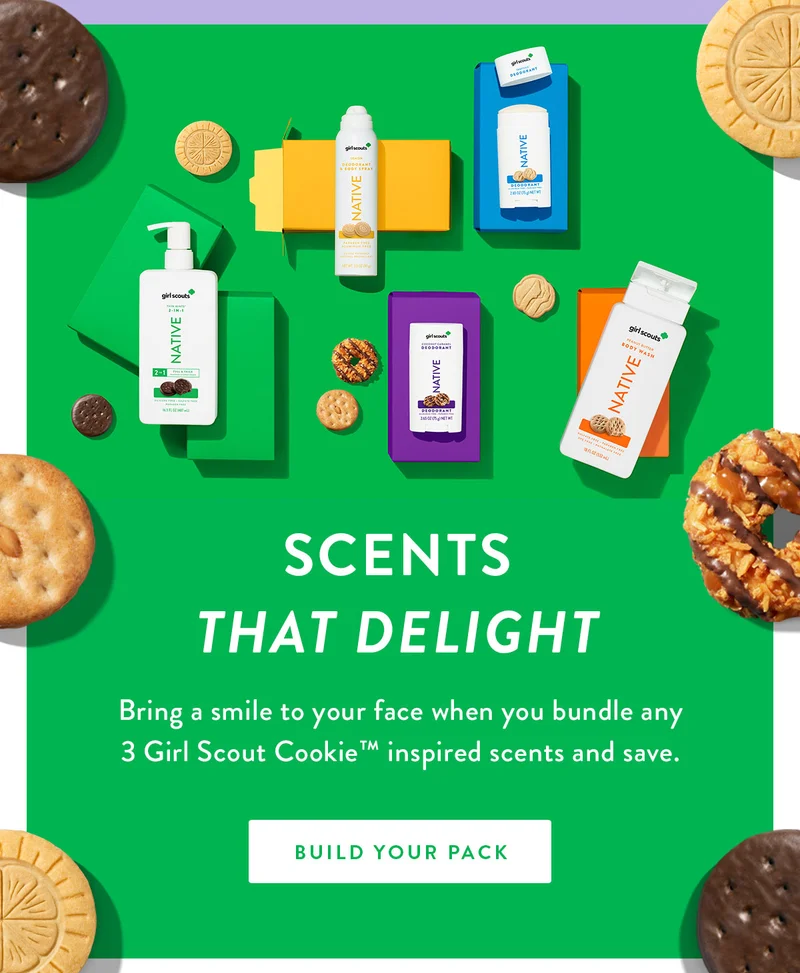 Scents That Delight | Bring a smile to your face when you bundle any 3 Girl Scout Cookie™ inspired scents and save. | BUILD YOUR PACK