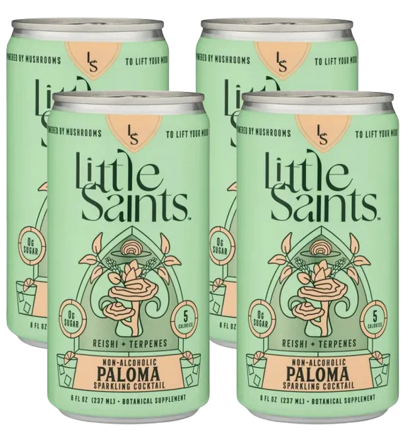Image of Little Saints Paloma Non-Alcoholic Cocktail (4 Pack)