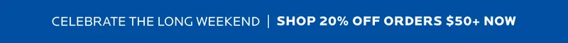 Shop 20% off orders $50+