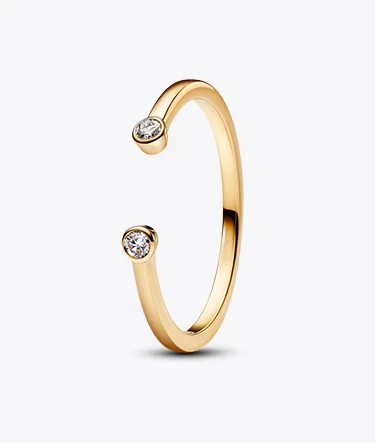 Pandora Era 14k Gold Lab-grown Diamond Single Stone Ring