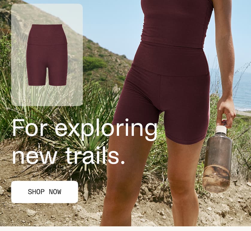 Spacedye Keep Pace 5" Biker Short in Midnight Burgundy Heather