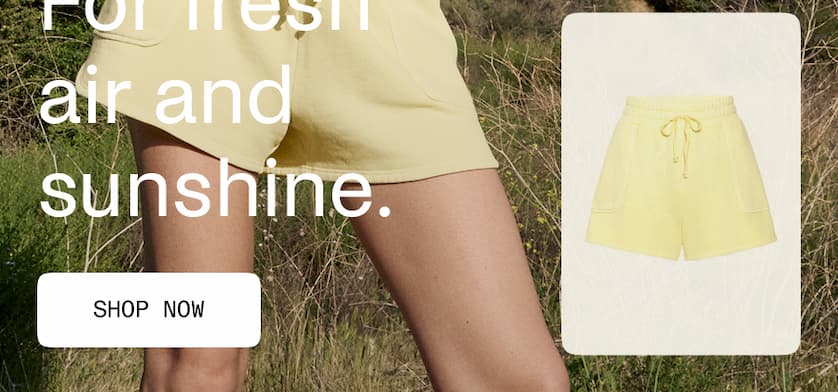 Cali Short in Washed Radiant Buttercup