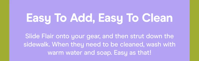 easy to add, easy to clean
